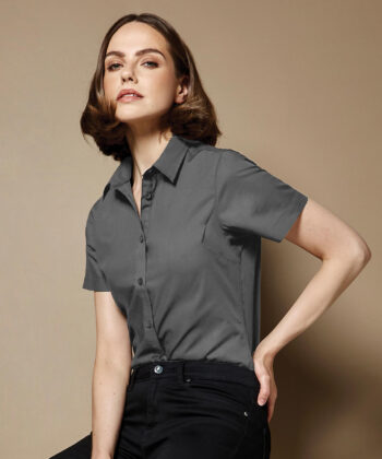 Women's Tailored Fit Poplin Shirt SSL