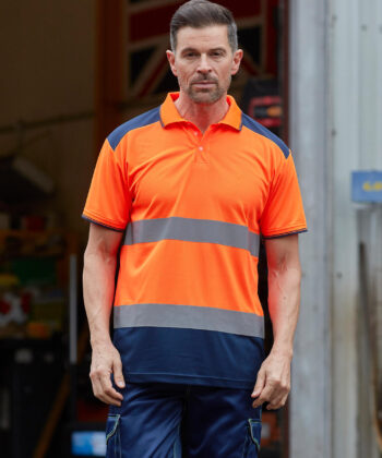 Fluo 2-tone polo