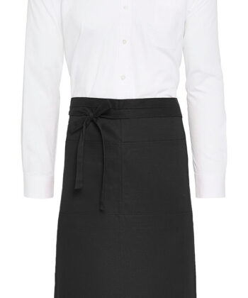 ROME - Medium length Bistro Apron with Pocket