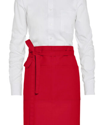 BRUSSELS - Short Recycled Bistro Apron with Pocket