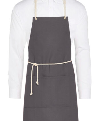CORSICA - Cord Bib Apron with Pocket