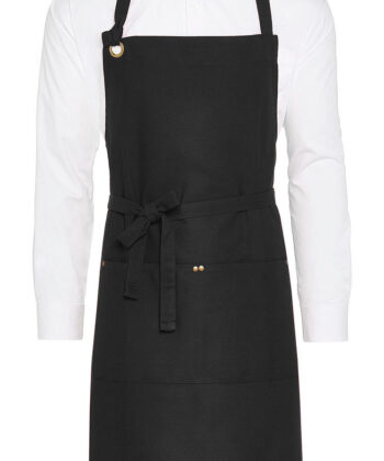 PROVENCE - Eyelet Bib Apron with Pocket