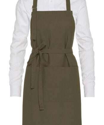 LISBON - Cotton Heavyweight Bib Apron with Pocket