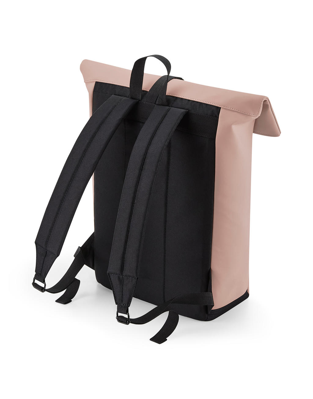 Matte PU Rolltop Backpack - Image 5