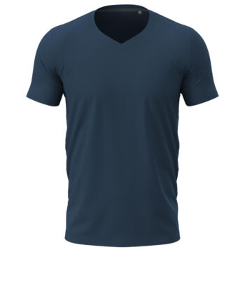 Stretch-T V-neck for men