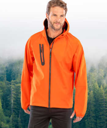 3-Layer Recycled Printable Casual Hooded Softshell