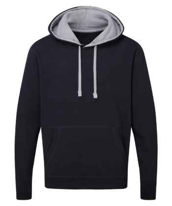 Contrast Hooded Sweatshirt Men