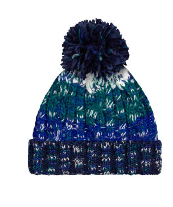 Corkscrew Pom Pom Beanie