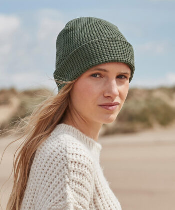 Organic Cotton Waffle Beanie