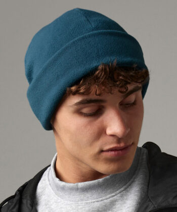 Recycled Fleece Cuffed Beanie