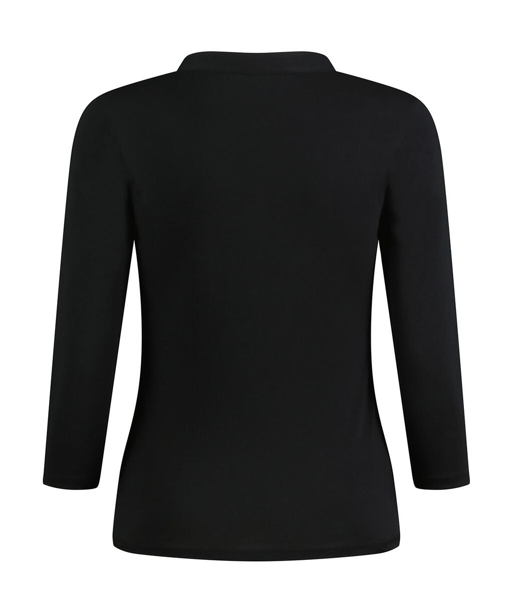 Regular Fit Mandarin Collar Top 3/4 Sleeve - Image 7
