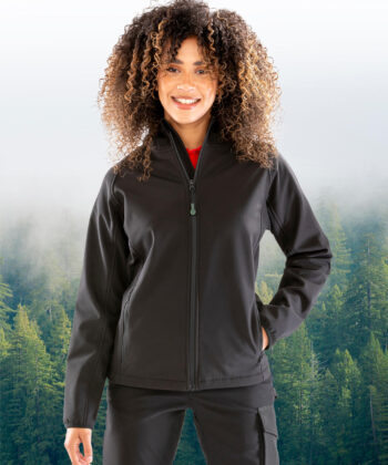 Women's Recycled 3-Layer Hooded Softshell