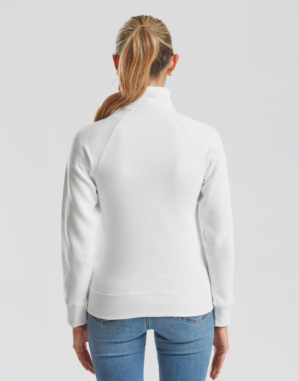 Ladies Premium Sweat Jacket - Image 4