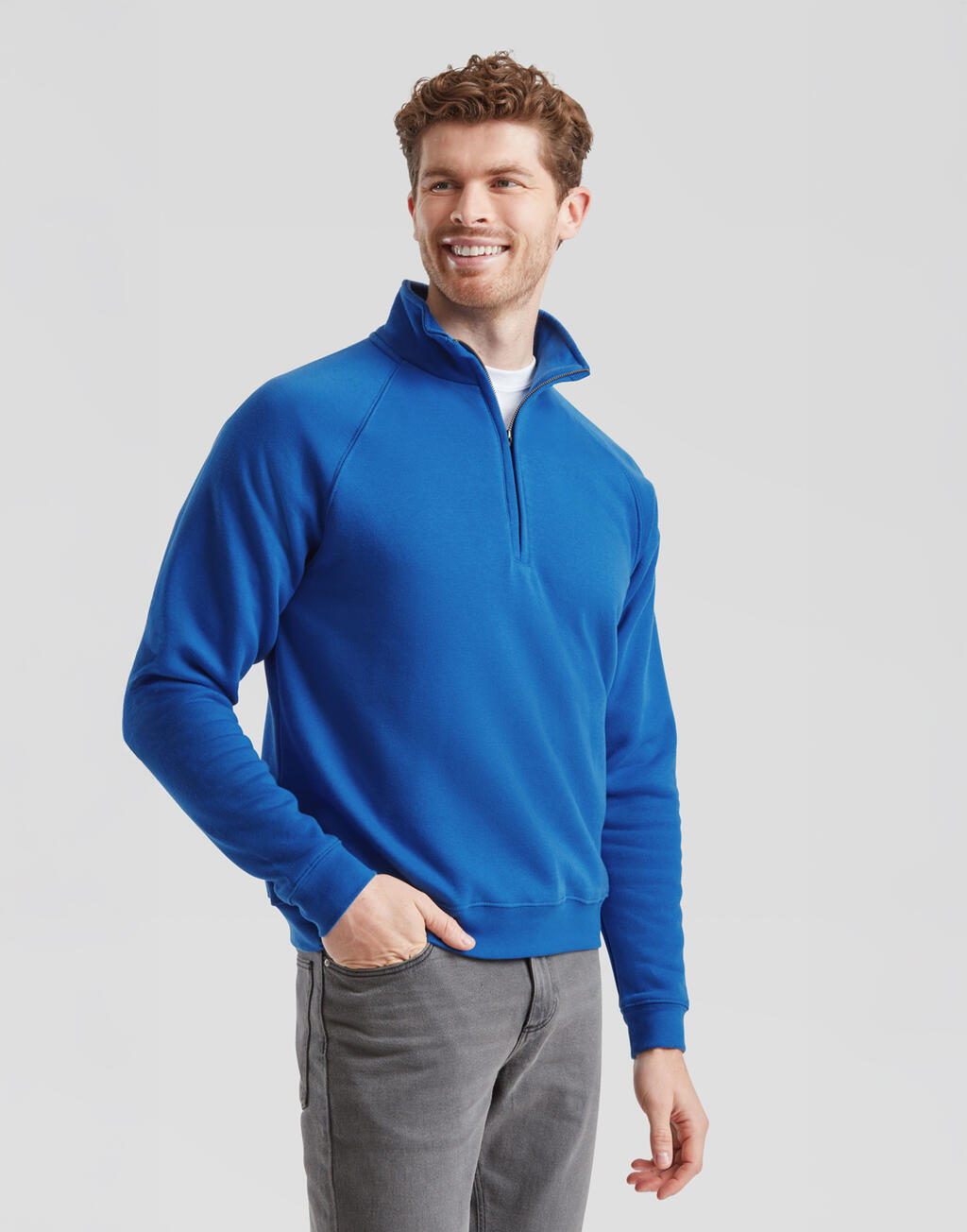 Premium Zip Neck Sweat - Image 3