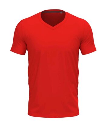 Stretch-T V-neck for men