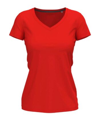Stretch-T V-neck for women
