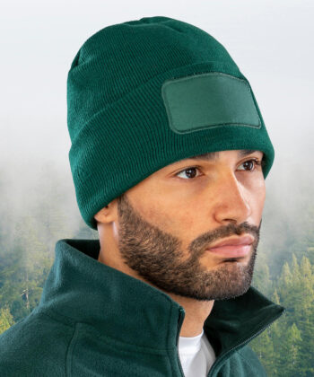 Recycled Double Knit Printers Beanie