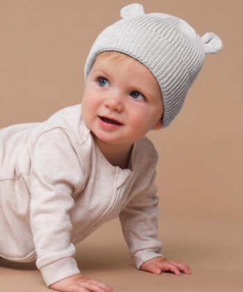 Organic Baby Bear Beanie