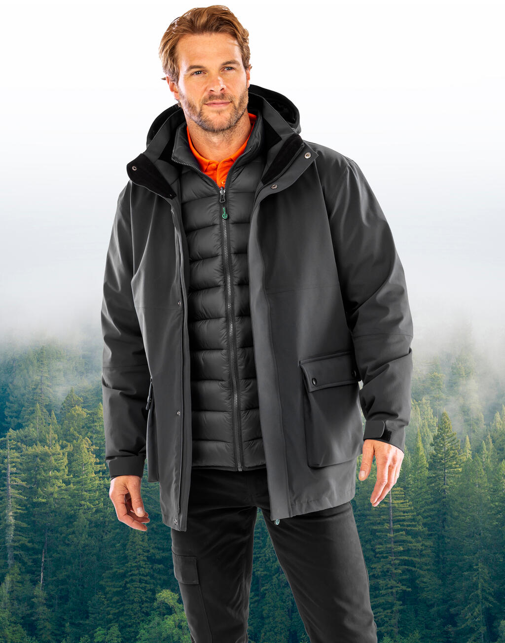 Recycled 3In1 Padded Ripstop Jacket - Image 8