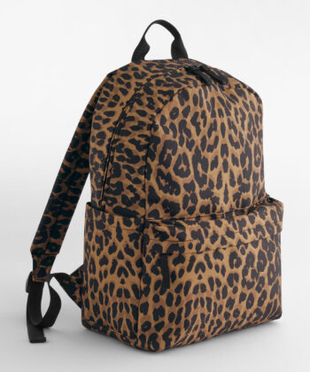 Leopard Print Backpack