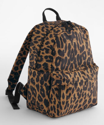 Leopard Print Mini Backpack