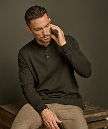 Luxury LS Stretch Polo