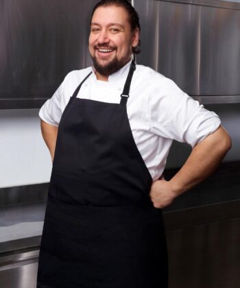 Oversize Bib Apron with Buckle and Pocket